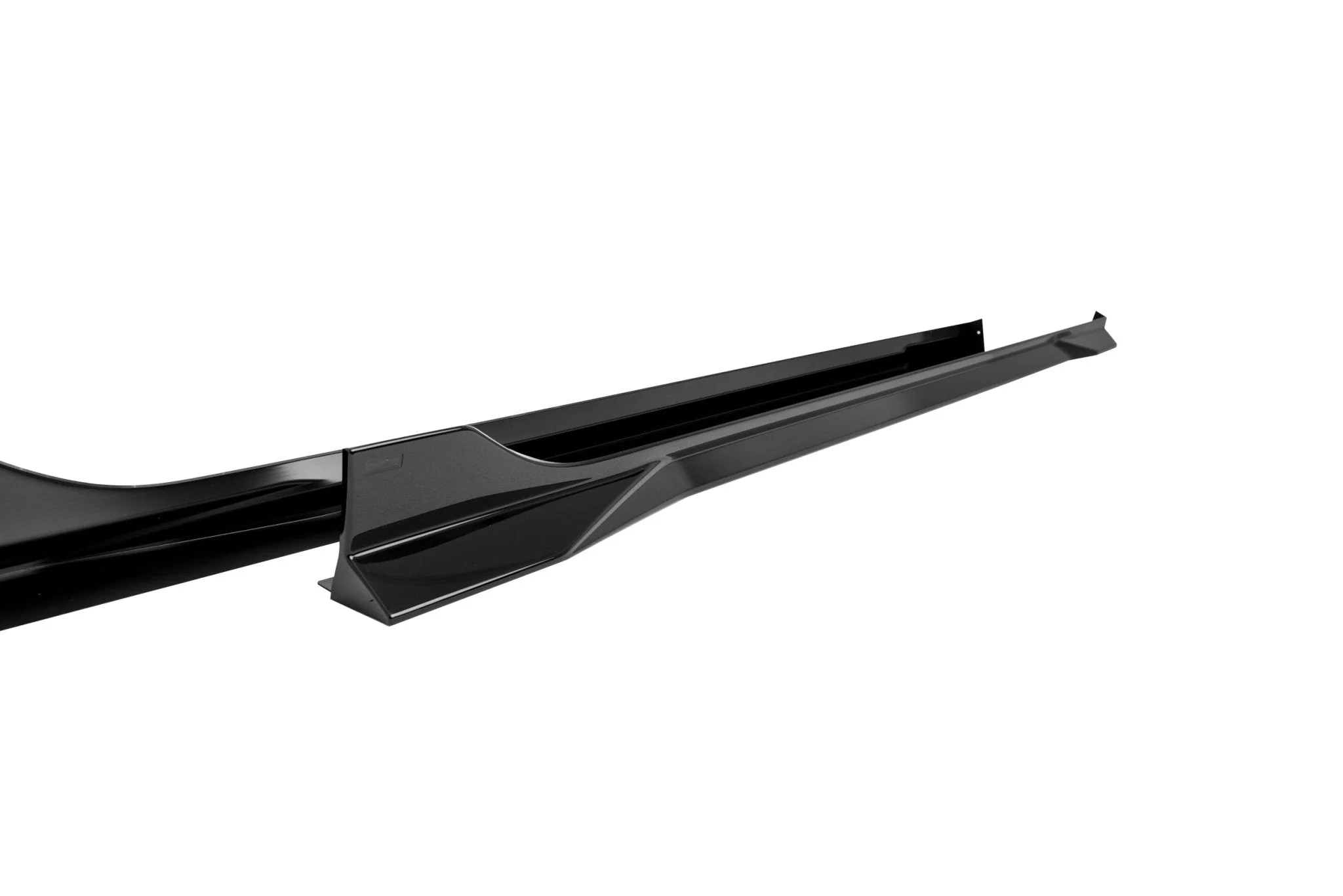 VW Golf / Golf GTI / Golf R Mk8 & Mk8.5 EVO-1 Gloss Black Side Skirts by ZAERO (2020+) - Image 9