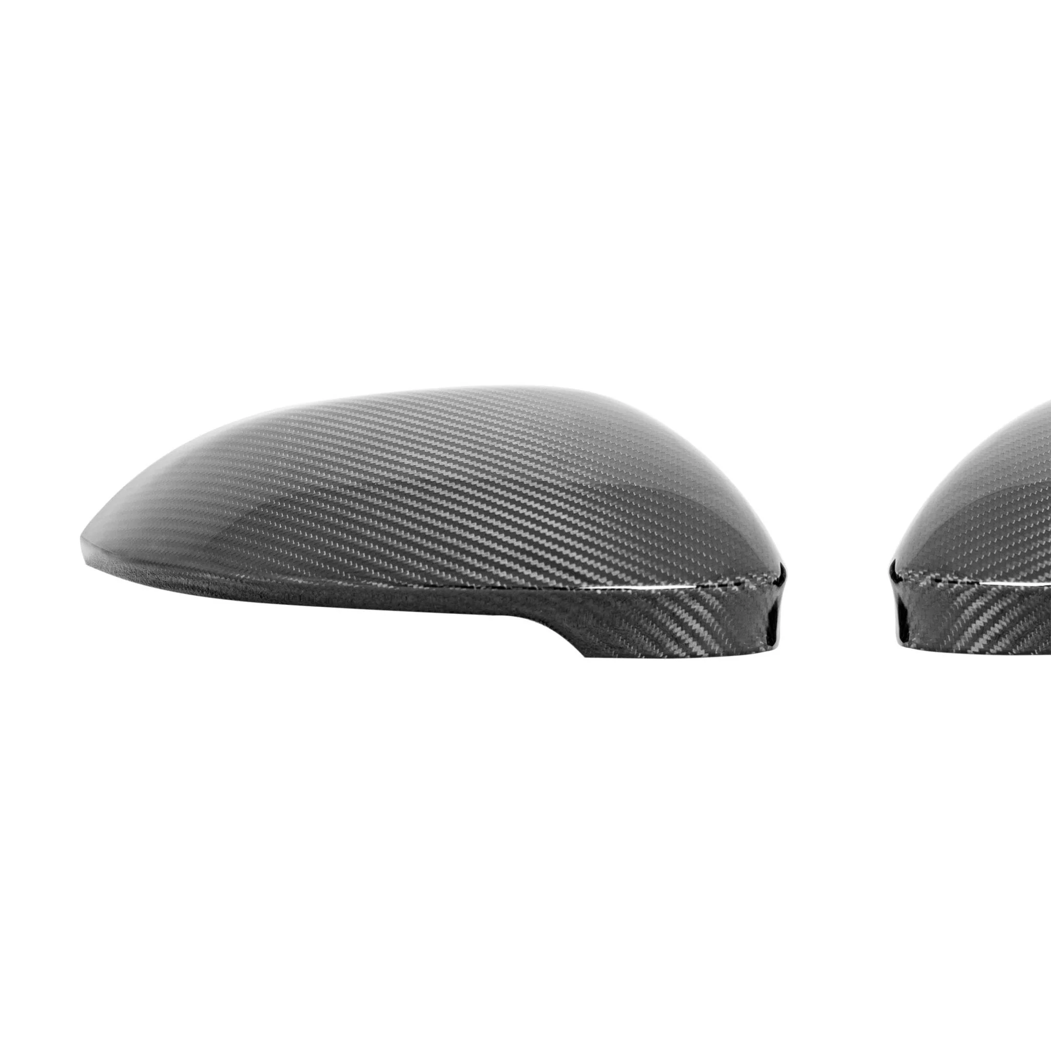 VW Golf / Golf GTI / Golf R Mk8 & Mk8.5 Pre-Preg Carbon Fibre Pro Wing Mirror Covers by FORM (2019+) - Image 2