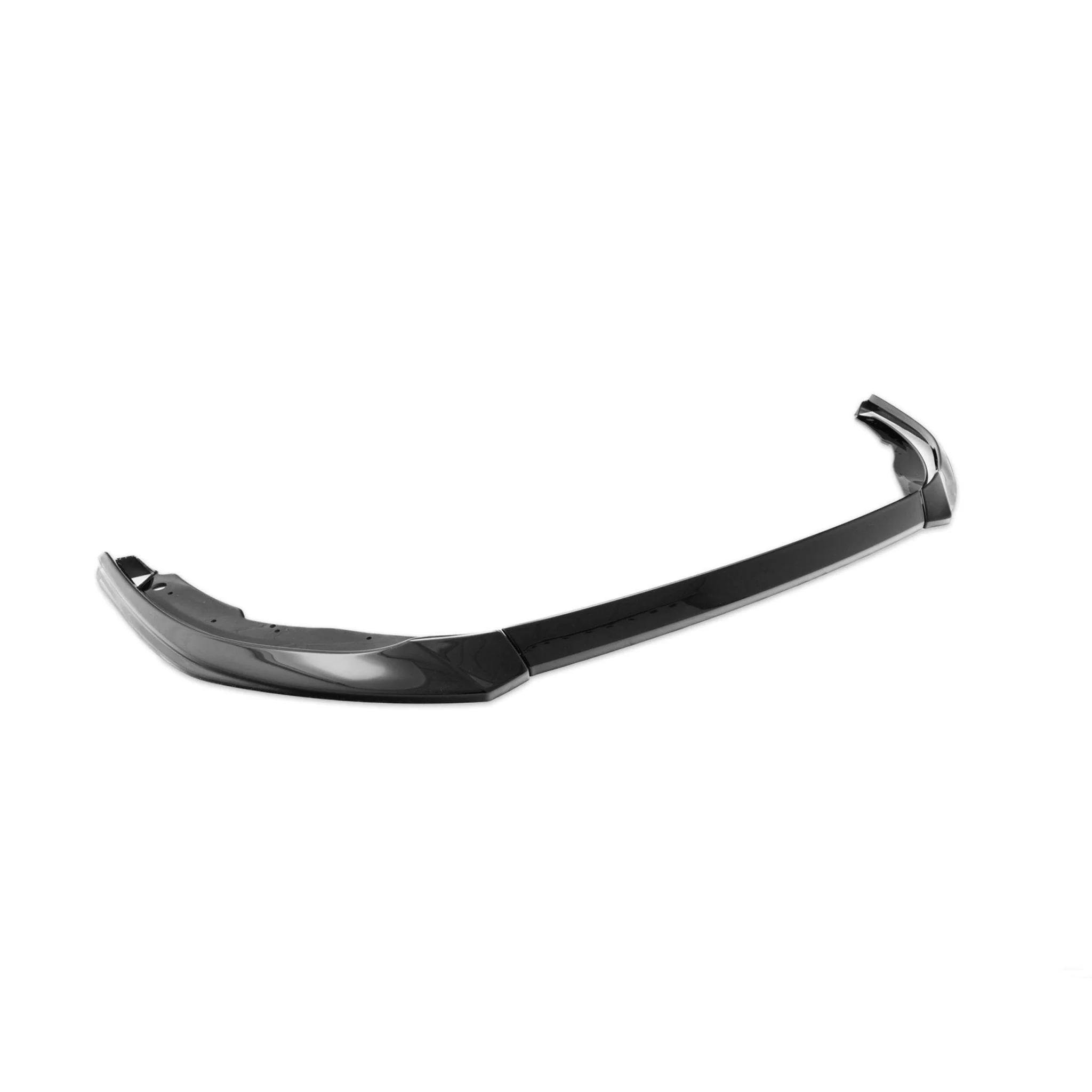 VW Golf GTI Clubsport Mk8 EVO-1 Gloss Black Front Splitter by ZAERO (2020-2024)