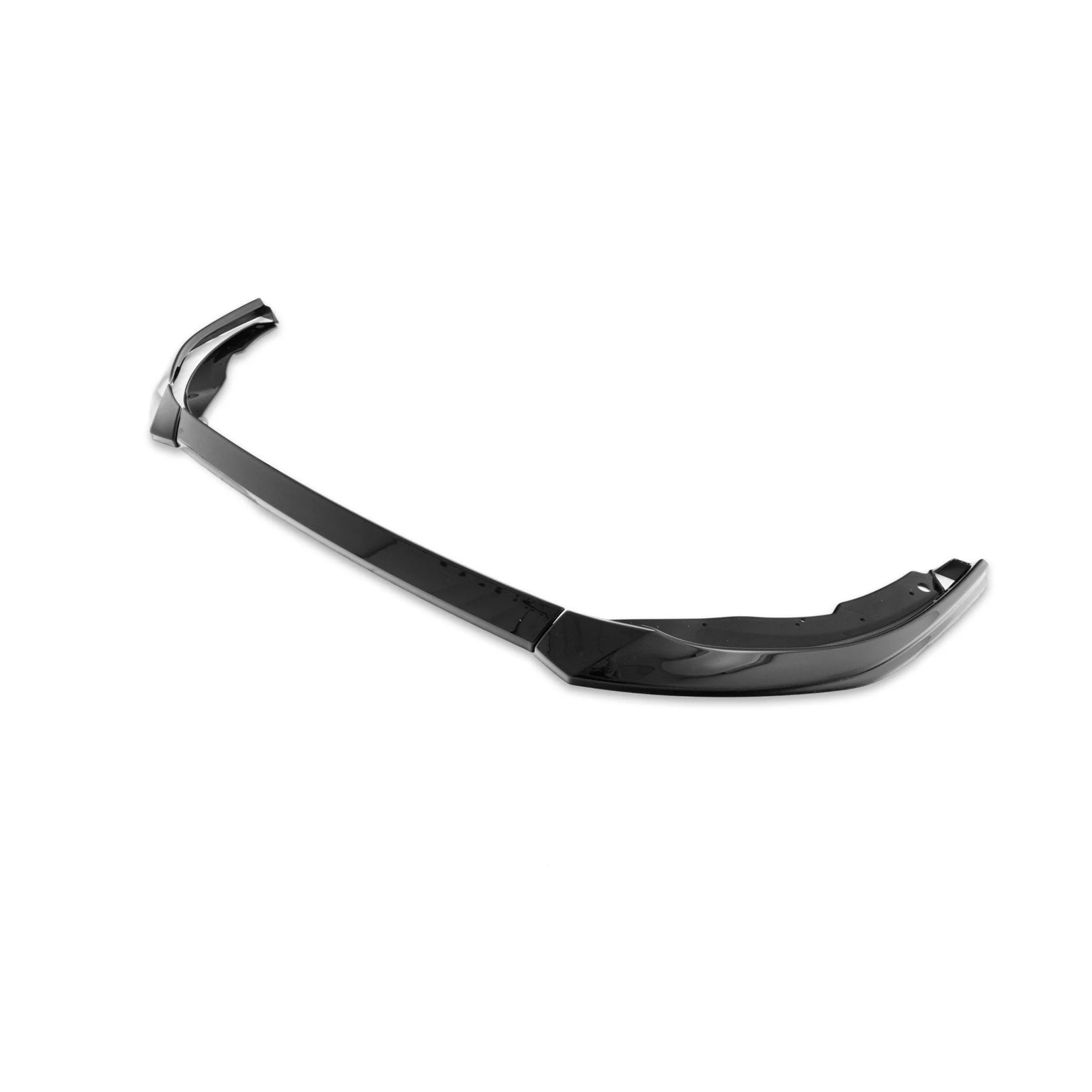 VW Golf GTI Clubsport Mk8 EVO-1 Gloss Black Front Splitter by ZAERO (2020-2024) - Image 10