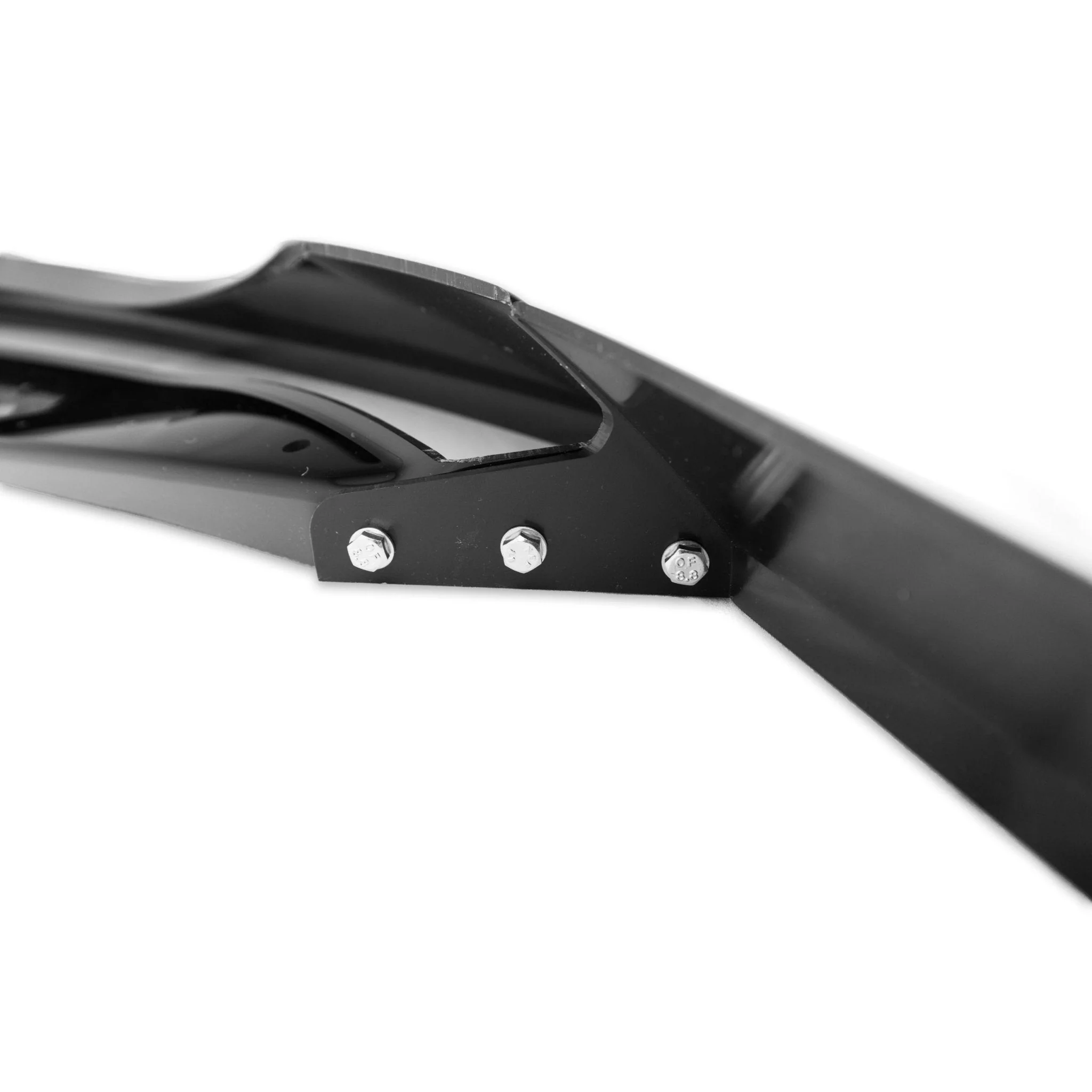 VW Golf GTI Clubsport Mk8 EVO-1 Gloss Black Front Splitter by ZAERO (2020-2024) - Image 9
