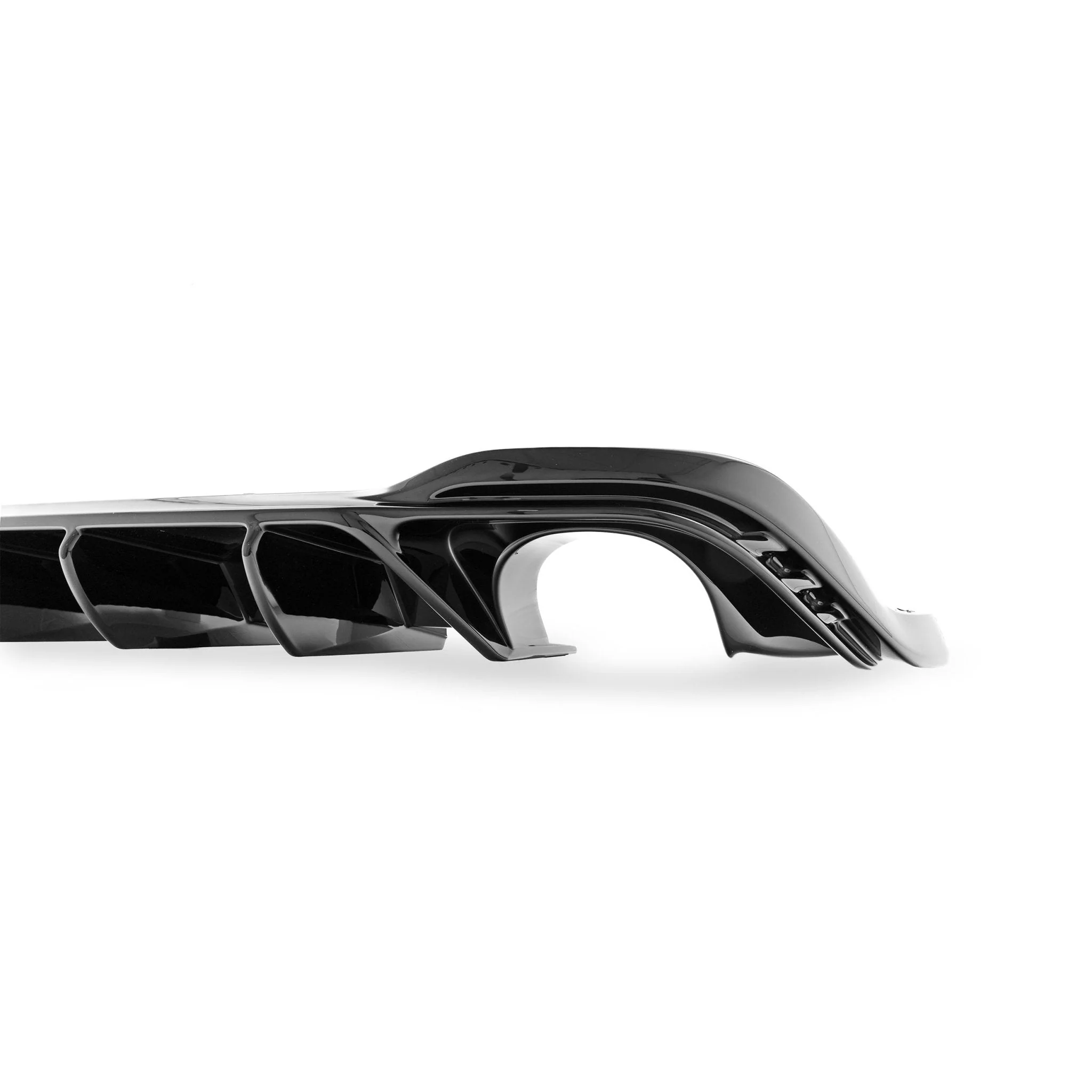 VW Golf GTI Clubsport Mk8 EVO-1 Gloss Black Rear Diffuser by ZAERO (2020+) - Image 9