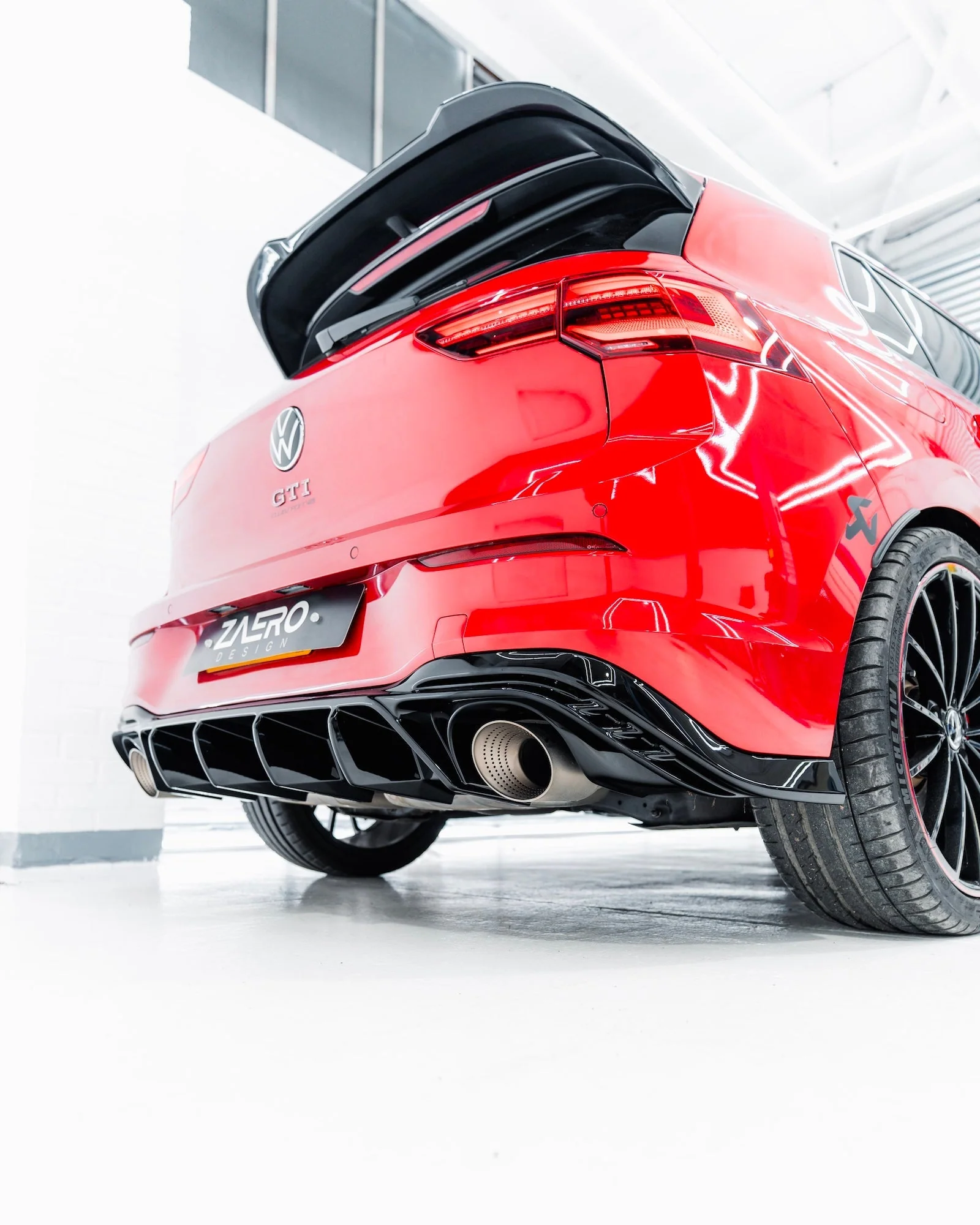 VW Golf GTI Mk8 Clubsport Gloss Black Body Kit by ZAERO (2020-2024) - Image 7