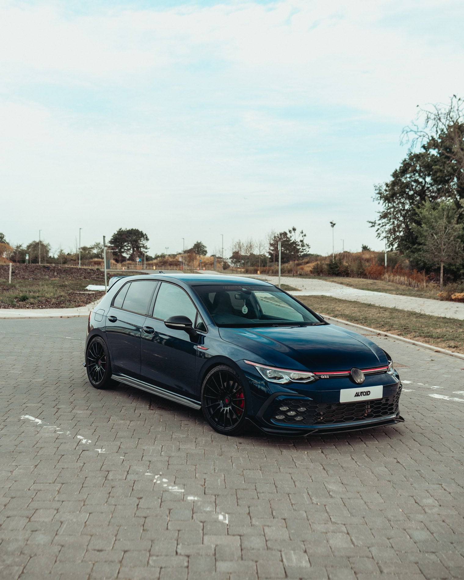 VW Golf GTI Mk8 & Mk8.5 Gloss Black Side Skirts by FORM (2019+) - Image 6