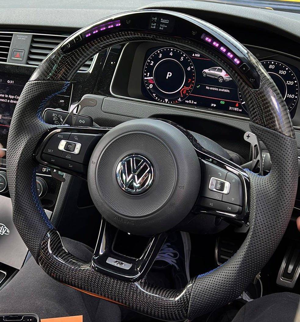 VW Golf / GTI / R Mk7 & Mk7.5, Scirocco LED Race Display Custom Steering Wheel by OHC - Image 2