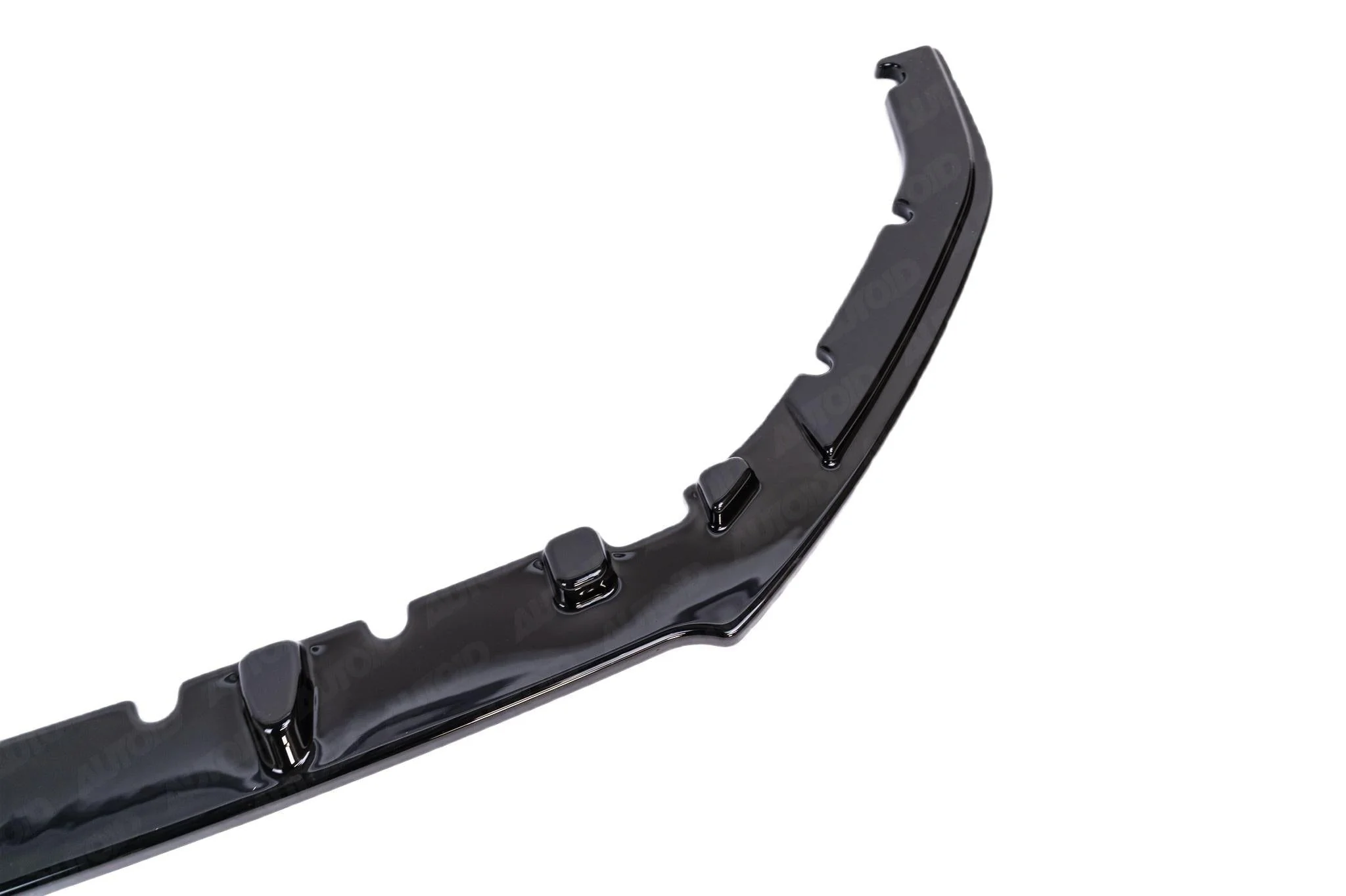 VW Golf GTI TCR EVO-1 Gloss Black Front Splitter by ZAERO (2017-2019, Mk7.5) - Image 7
