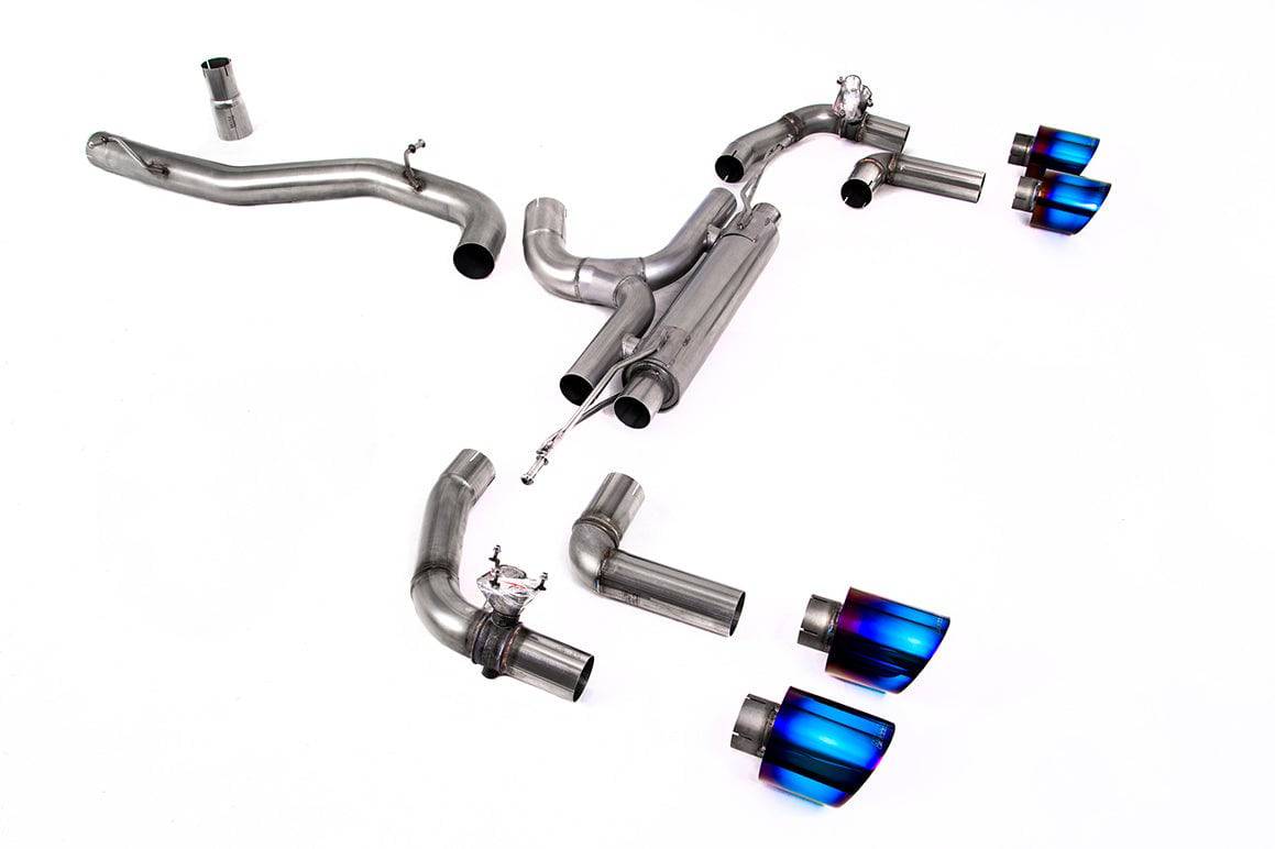 VW Golf Mk8 R Particulate Filter-Back Exhaust System by Milltek (2021+)