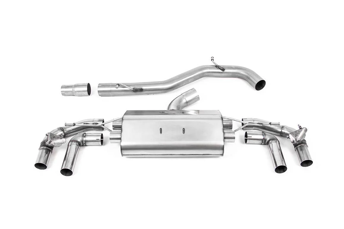 VW Golf Mk8 R Particulate Filter-Back Exhaust System by Milltek (2021+) - Image 2