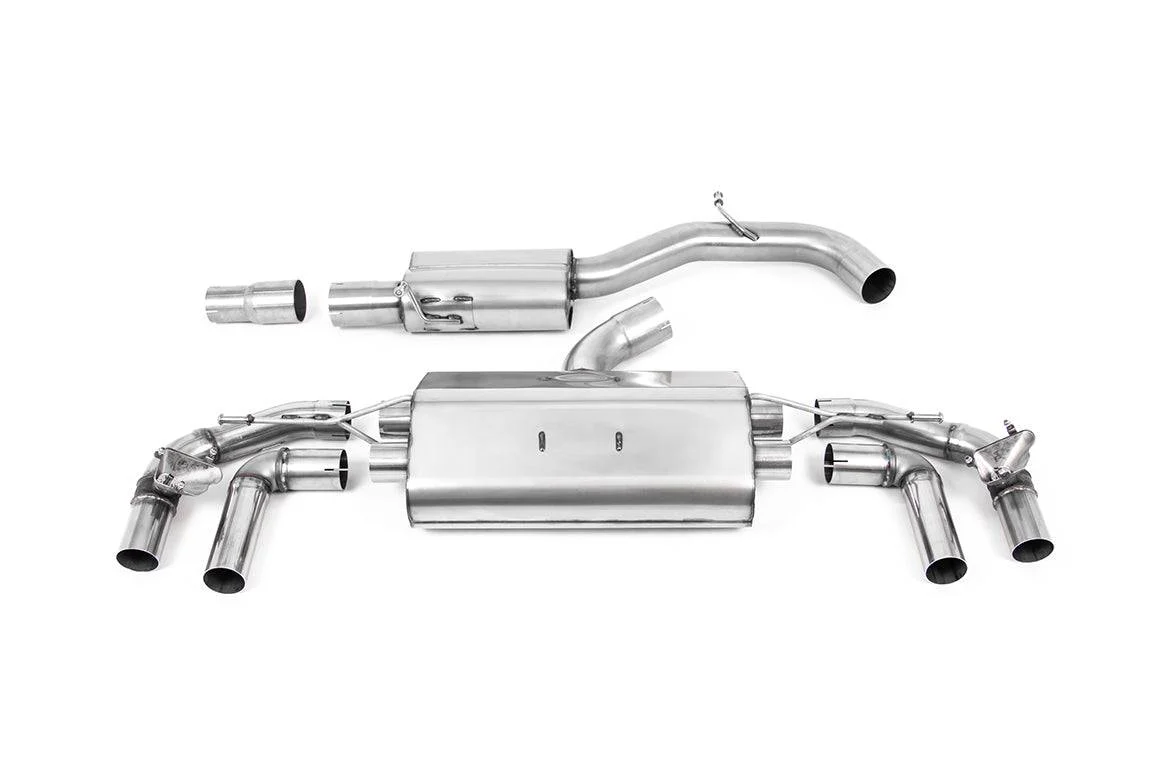 VW Golf Mk8 R Particulate Filter-Back Exhaust System by Milltek (2021+) - Image 3