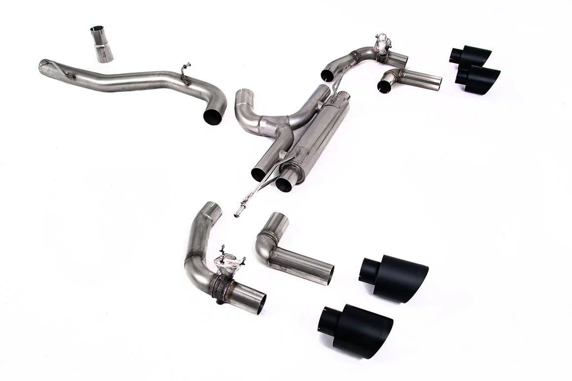 VW Golf Mk8 R Particulate Filter-Back Exhaust System by Milltek (2021+) - Image 6