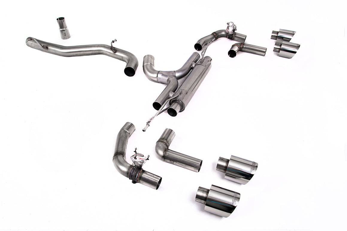 VW Golf Mk8 R Particulate Filter-Back Exhaust System by Milltek (2021+) - Image 7