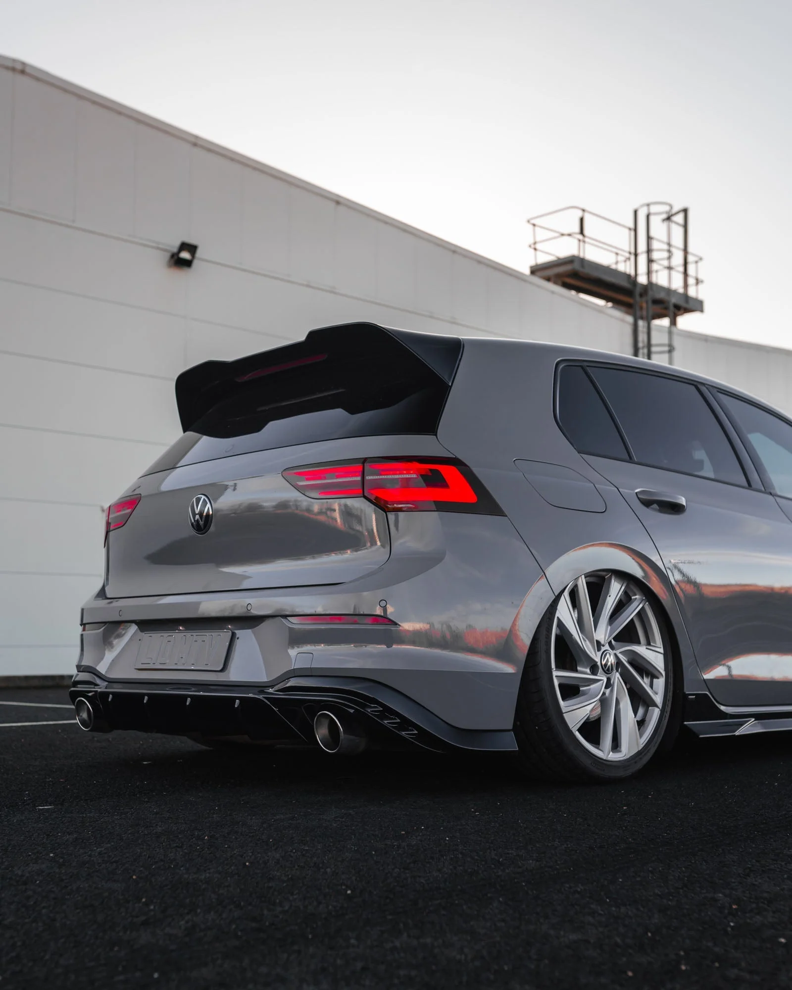 VW Golf R-Line / GTI / R / GTD / GTE Mk8 & Mk8.5 EVO-1 Gloss Black Rear Spoiler by ZAERO (2020+) - Image 9