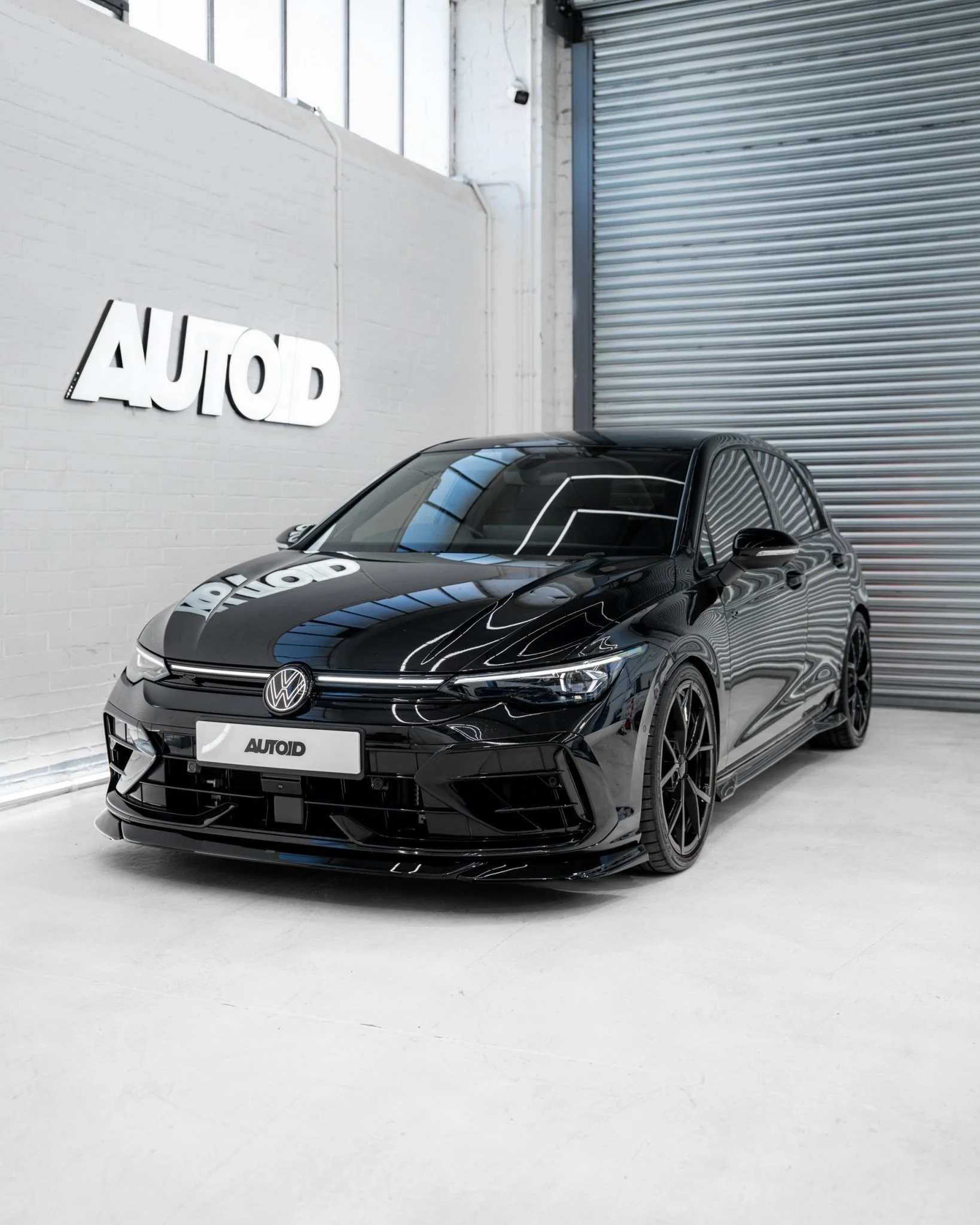 VW Golf R Mk8.5 EVO-1 Gloss Black Front Splitter by ZAERO (2024+) - Image 7