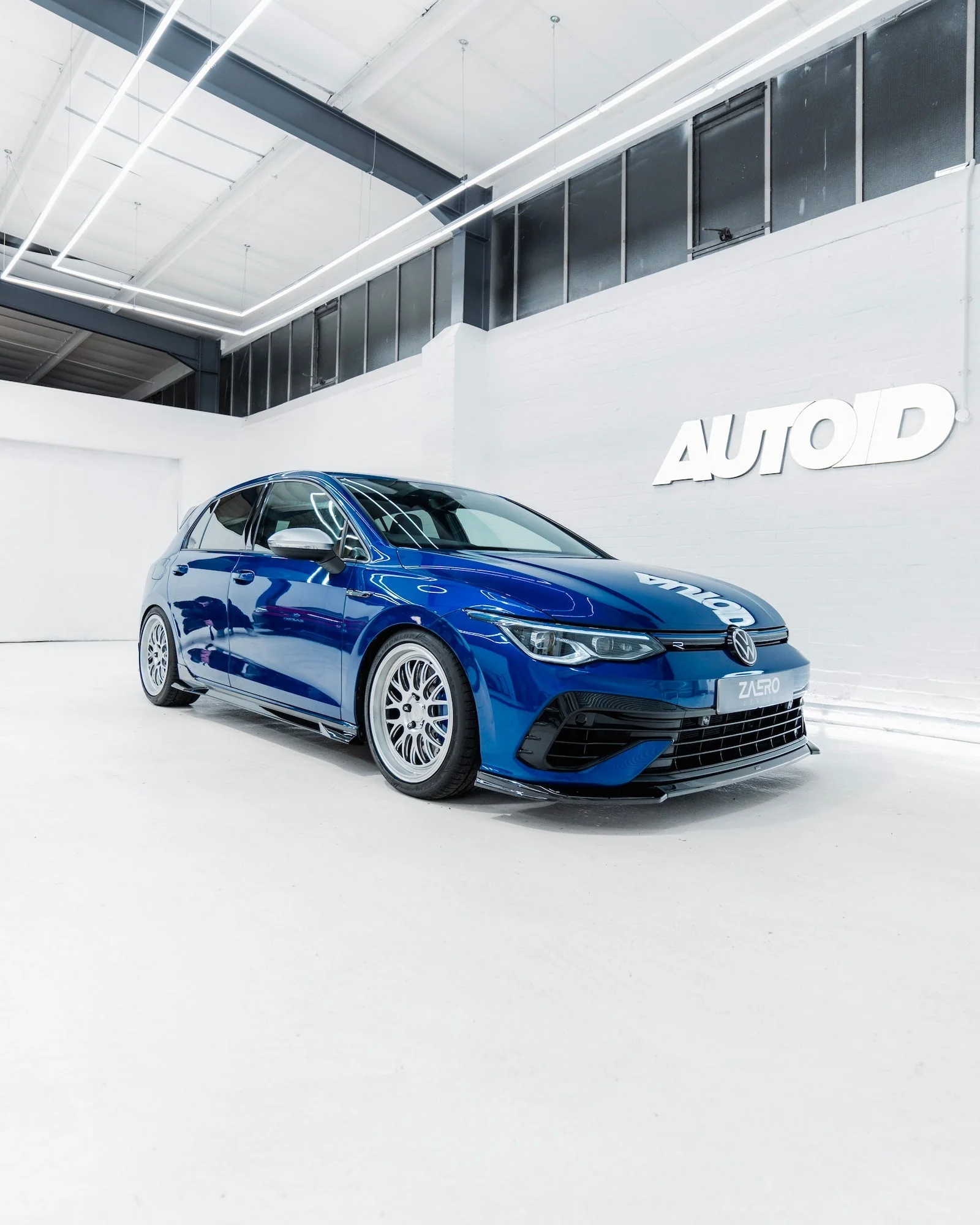 VW Golf R Mk8 EVO-1 Gloss Black Front Splitter by ZAERO (2020-2024) - Image 4