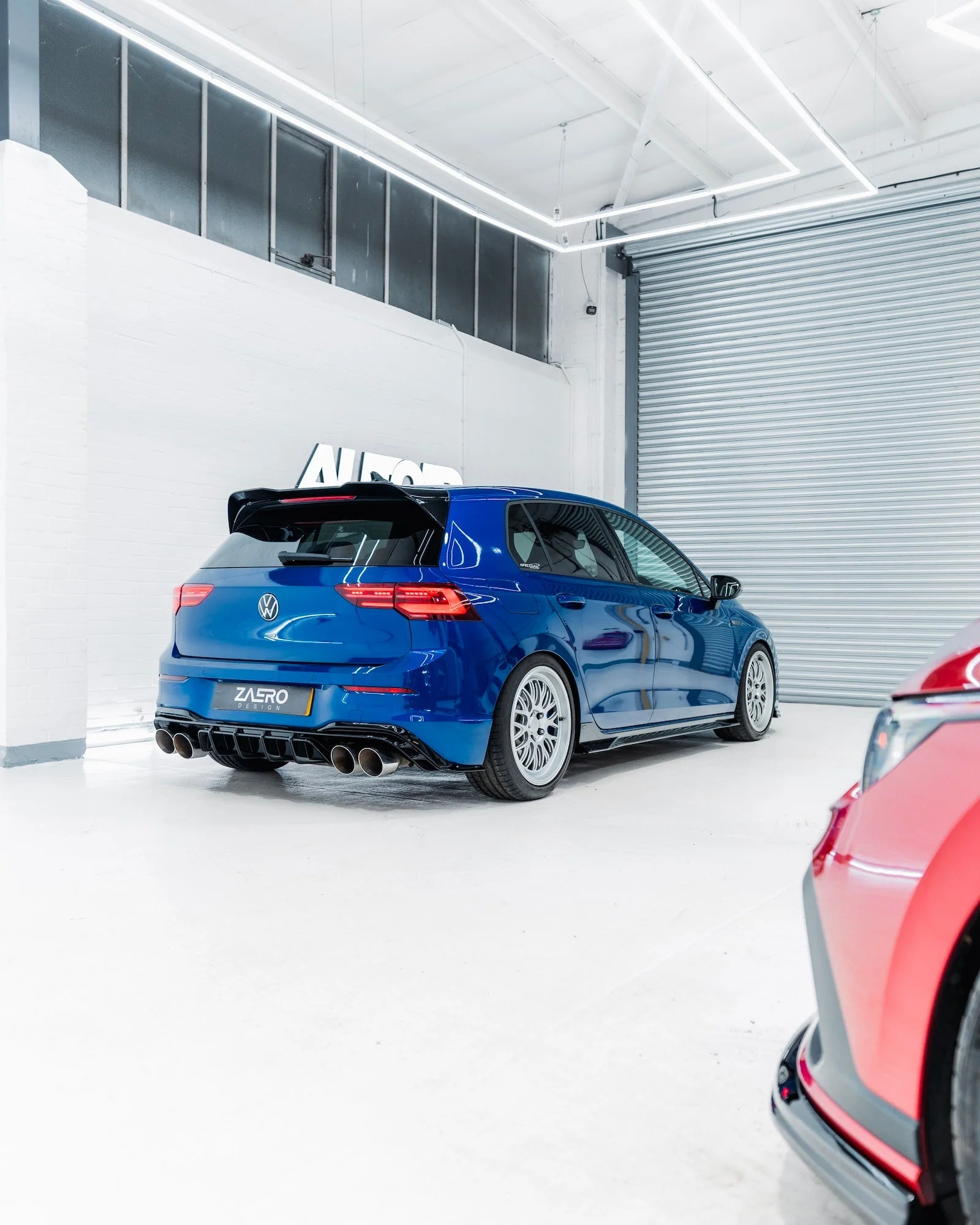 VW Golf R Mk8 Gloss Black Body Kit by ZAERO (2020-2024) - Image 4