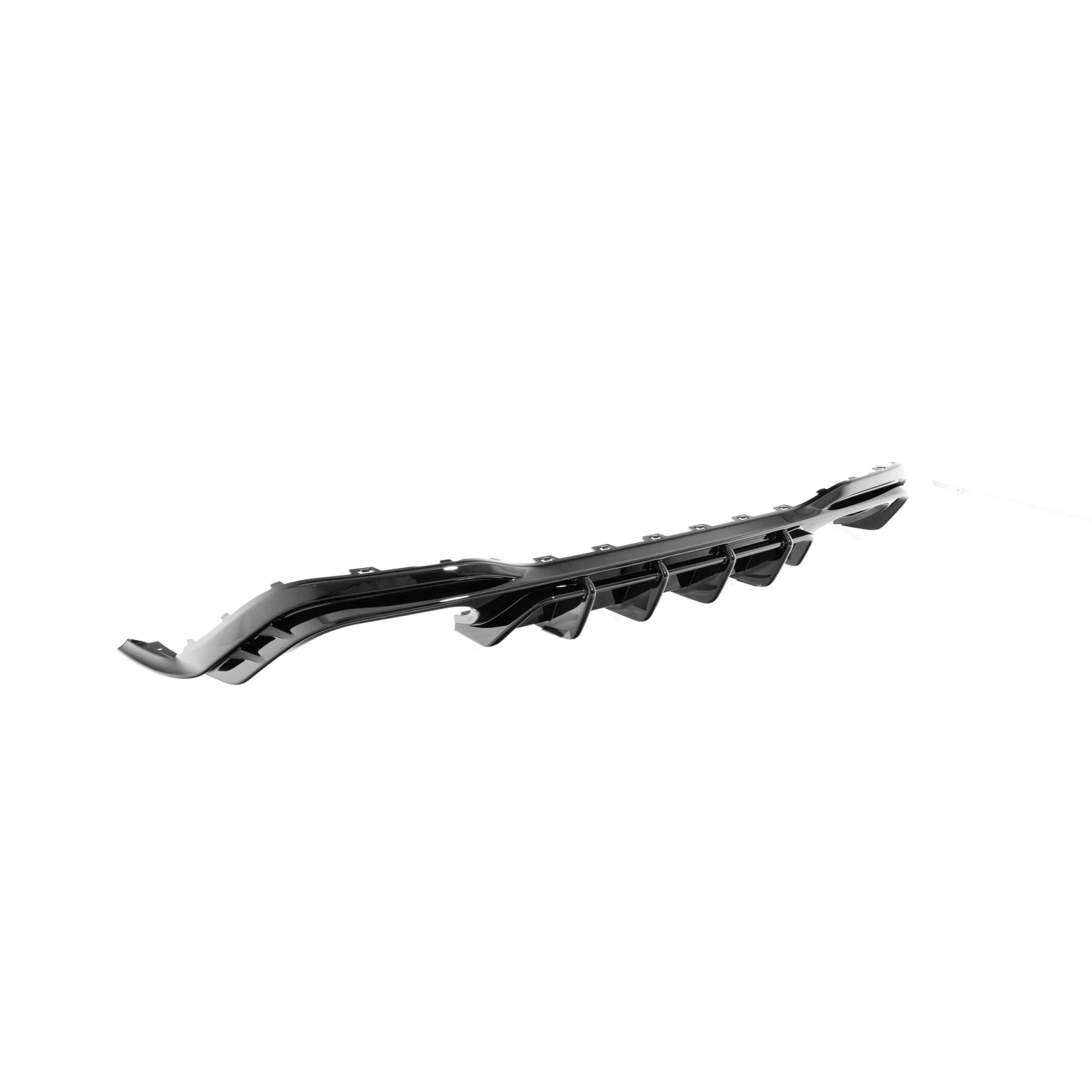 VW Golf R Mk8 & Mk8.5 EVO-1 Gloss Black Rear Diffuser by ZAERO (2020+) - Image 11
