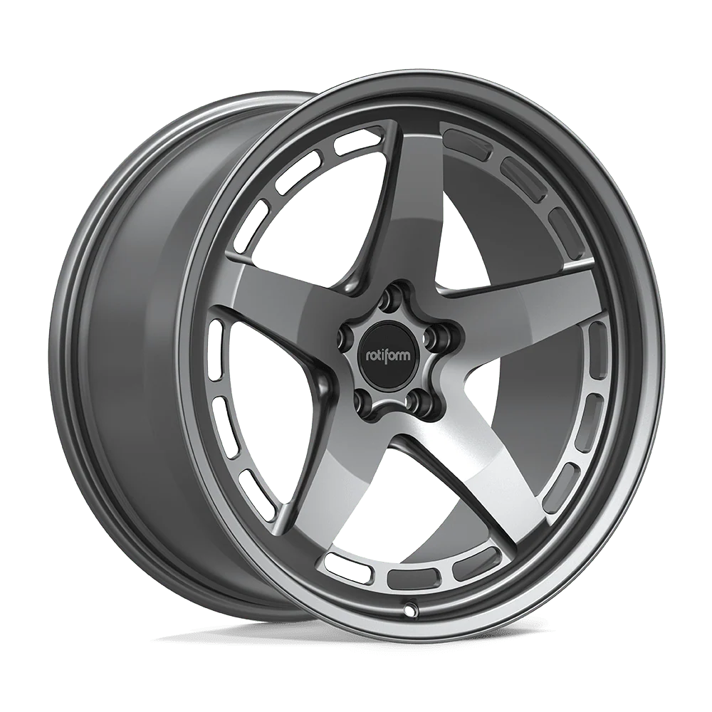WGR-S Forged Monoblock Satin Gunmetal Alloy Wheels by Rotiform