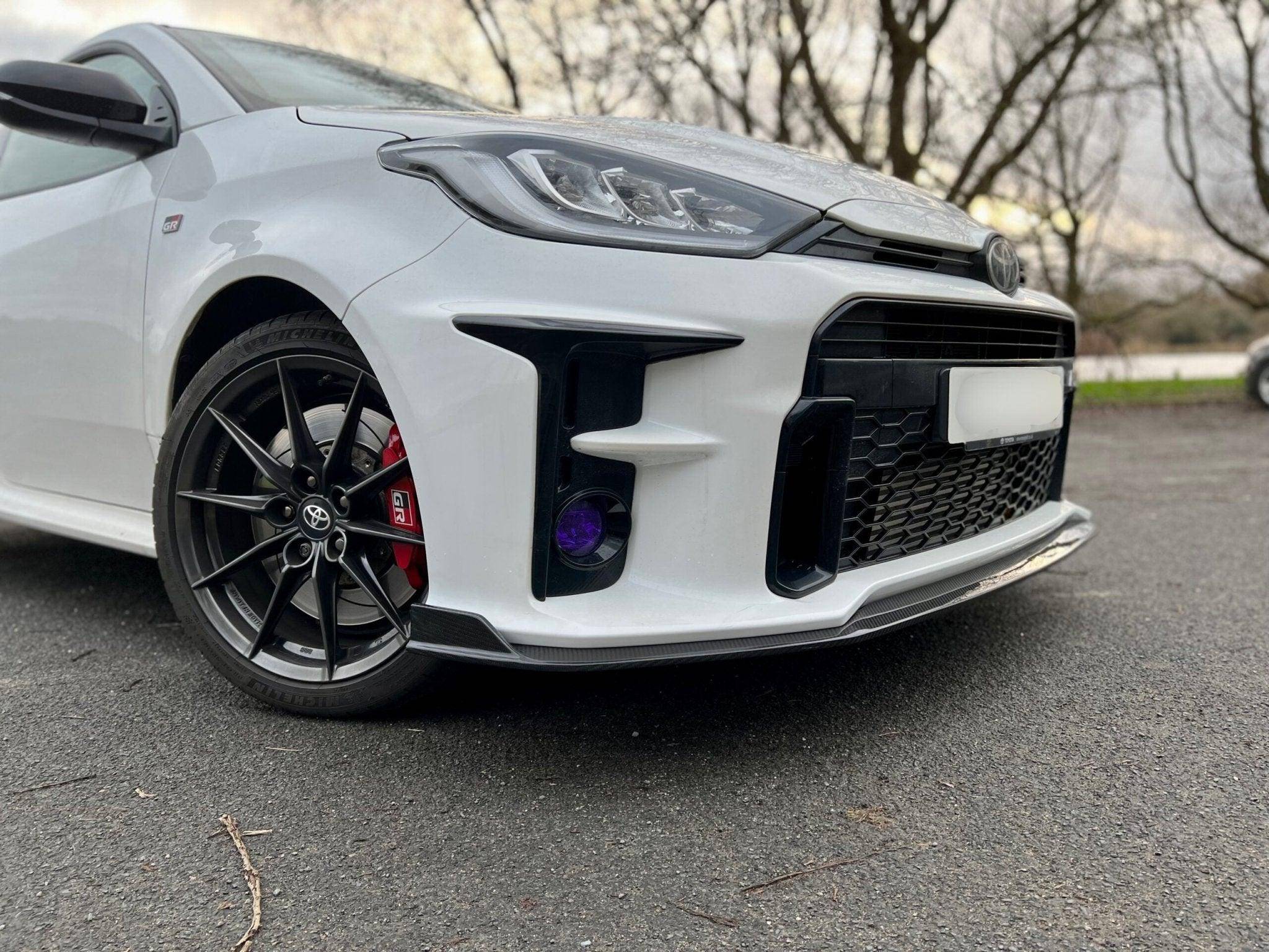 Yaris GR (Gen 1) Dry Carbon Fibre Front Splitter by AP (2020-2023) - Image 2