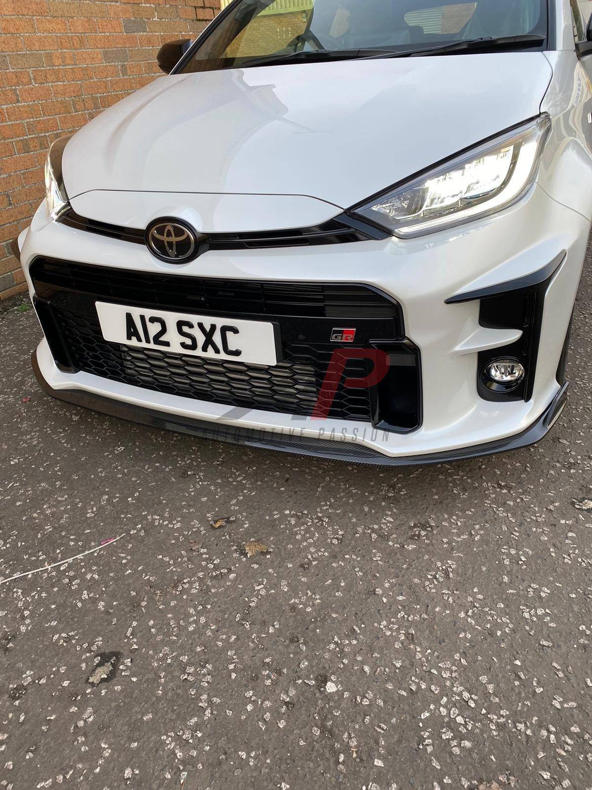 Yaris GR (Gen 1) Dry Carbon Fibre Front Splitter by AP (2020-2023) - Image 4