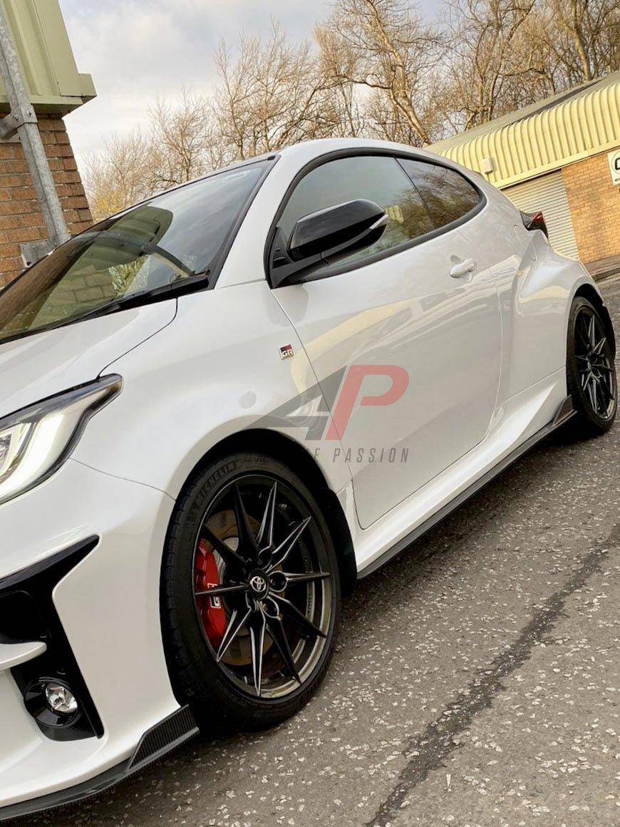 Yaris GR (Gen 1 & 2) Dry Carbon Fibre Side Skirts by AP (2020+) - Image 2