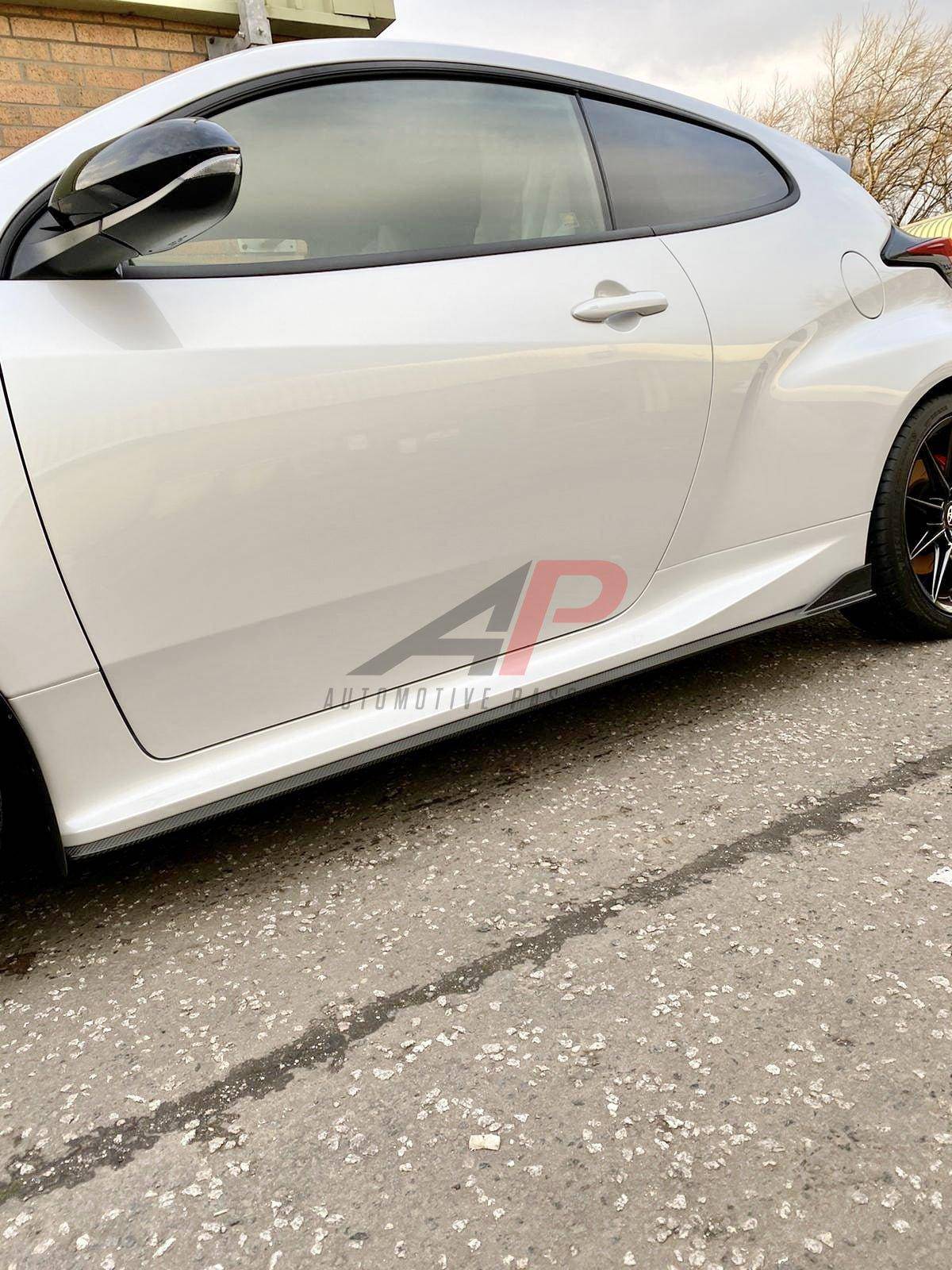 Yaris GR (Gen 1 & 2) Dry Carbon Fibre Side Skirts by AP (2020+) - Image 3